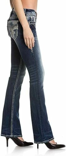Rock Revival Braylee B213 Dark Wash Bootcut Women's Jeans