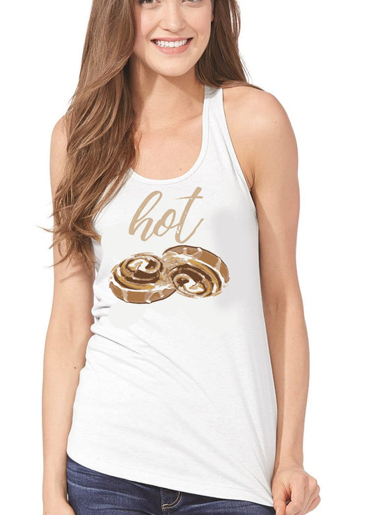 Feed The Artist Hot Buns Racerback Tank