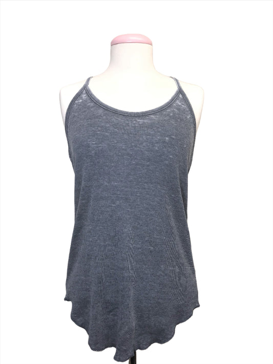 Chaser Vintage Rib Womens Top in Pacific