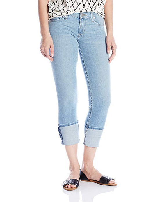 Hudson Muse Crop Skinny with 5 Inch Cuff Women's Jeans