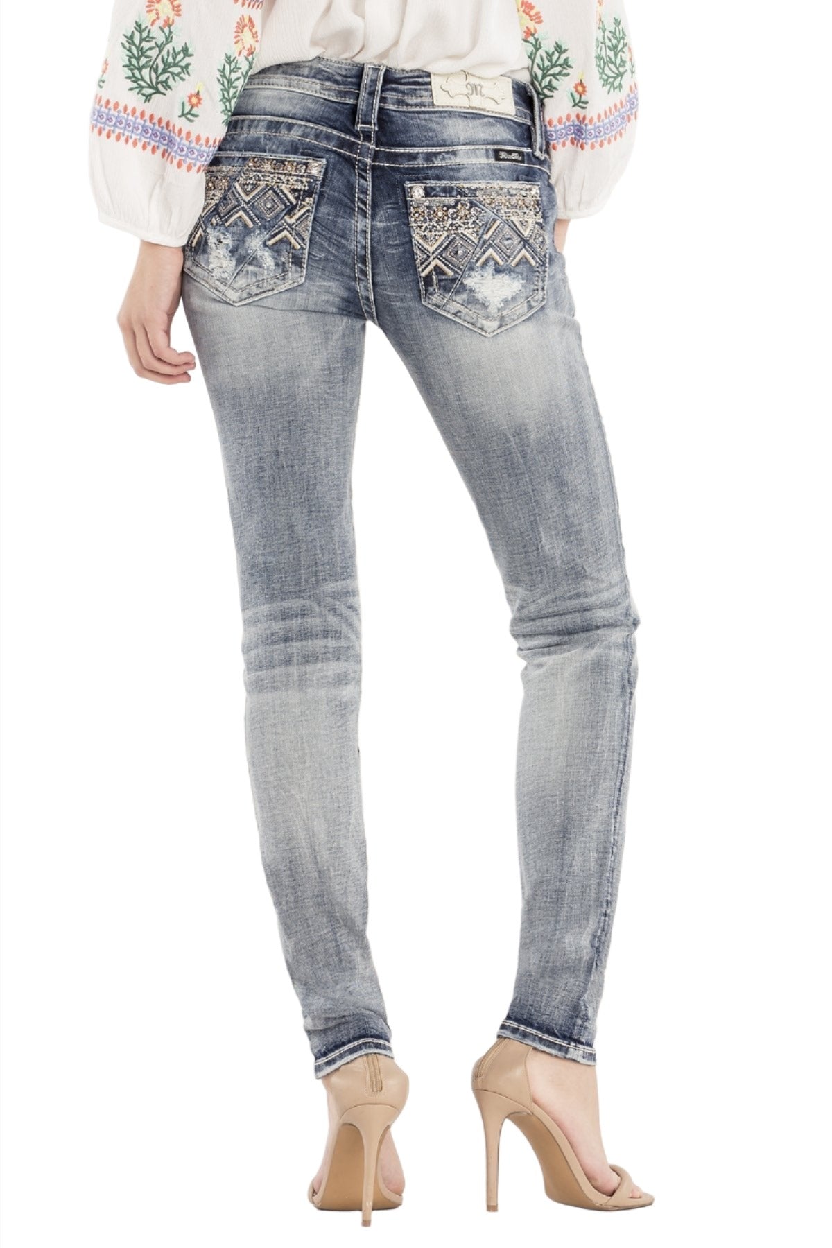 Miss Me After Party Mid Rise Ankle Skinny Jeans
