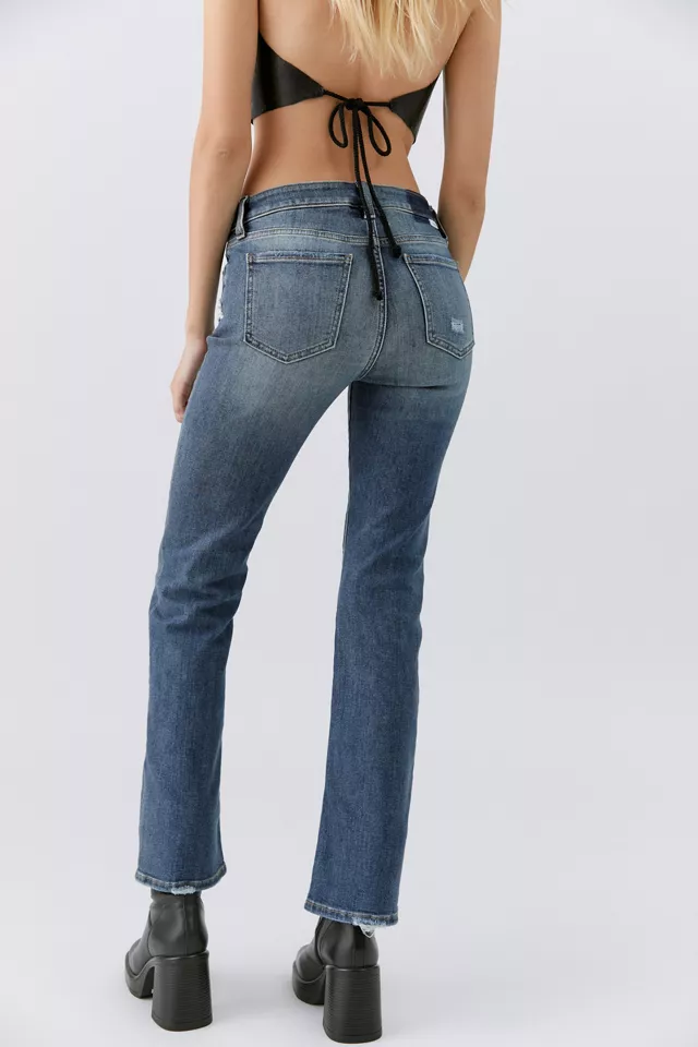 Daze Denim Y2K Low-Rise Bootcut Women's Jeans in Baby Boy