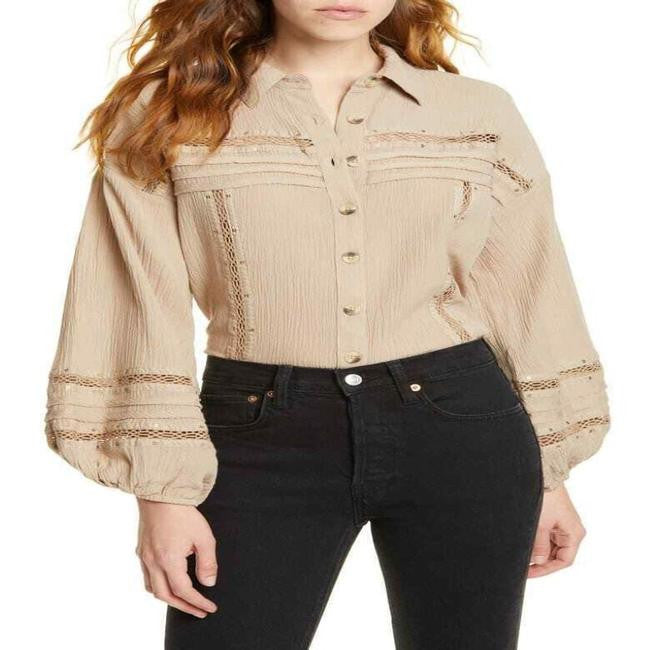 Free People Summer Stars Button Down Women's Shirt
