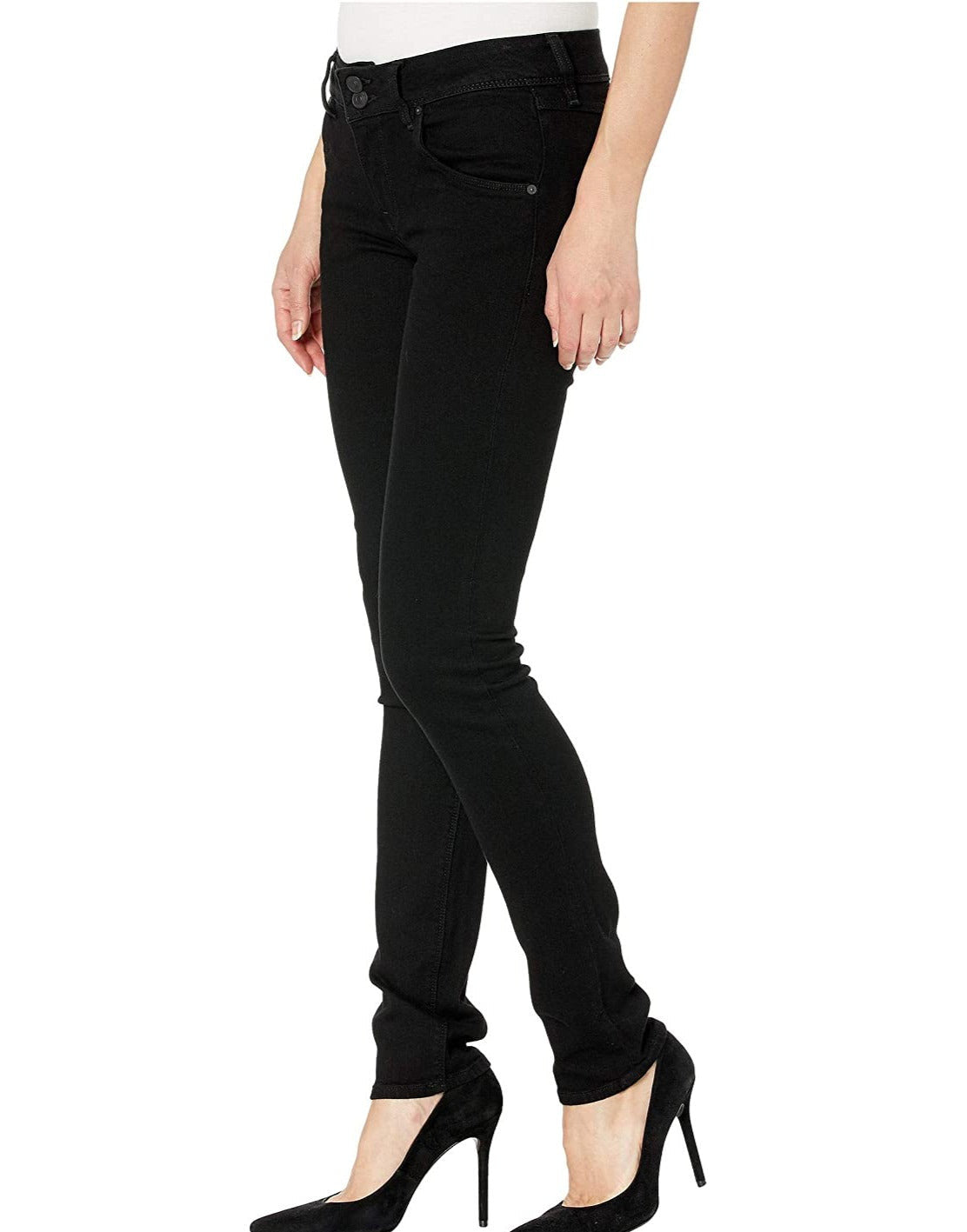 Hudson Women's Collin Mid Rise Skinny Fit Flap Pocket Ankle Women's Jeans