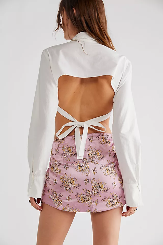 Free People All Dressed Up Mini Skirt