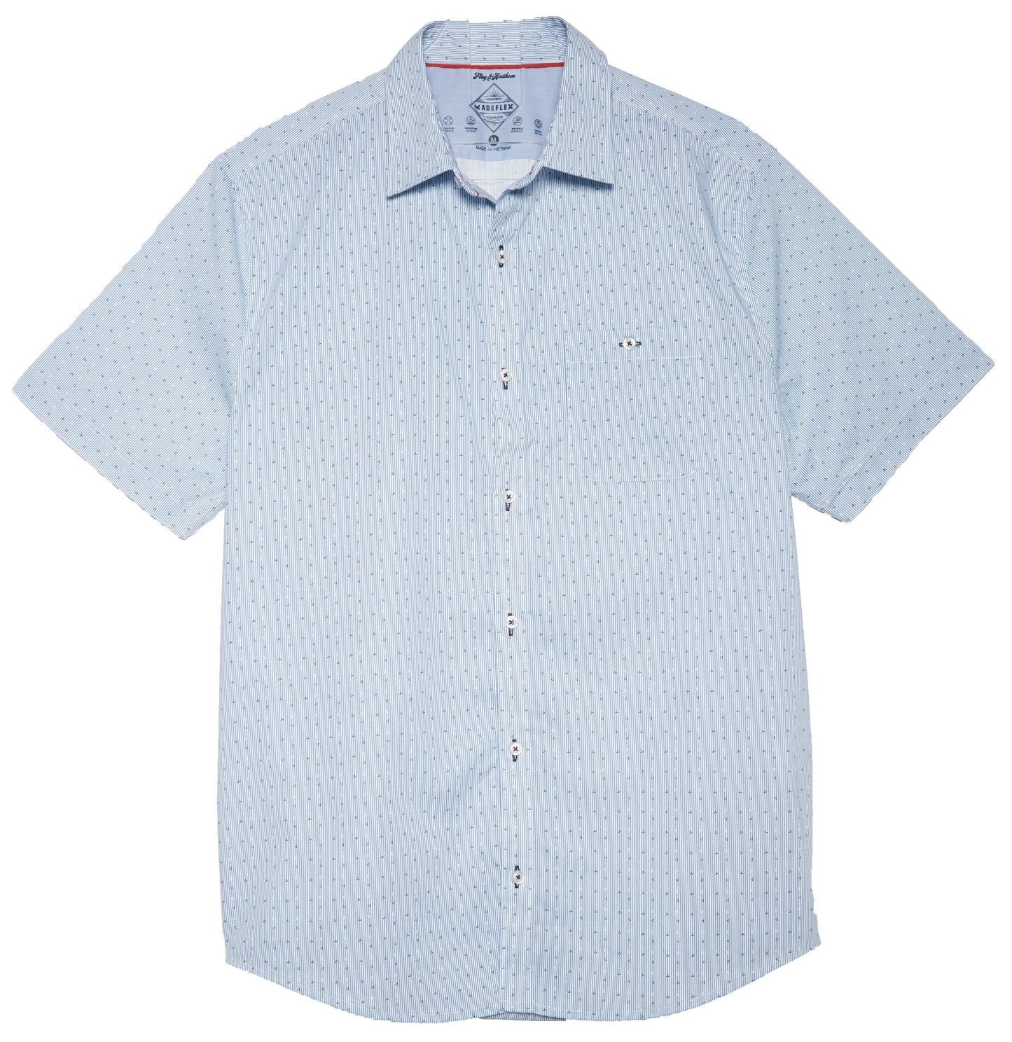 Flag & Anthem Bloomdale SS Madeflex Striped Men's Shirt