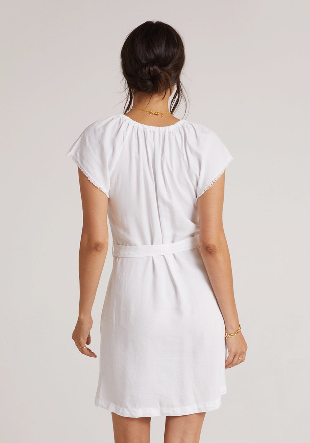 Bella Dahl Elastic Neck Raglan Women's Dress