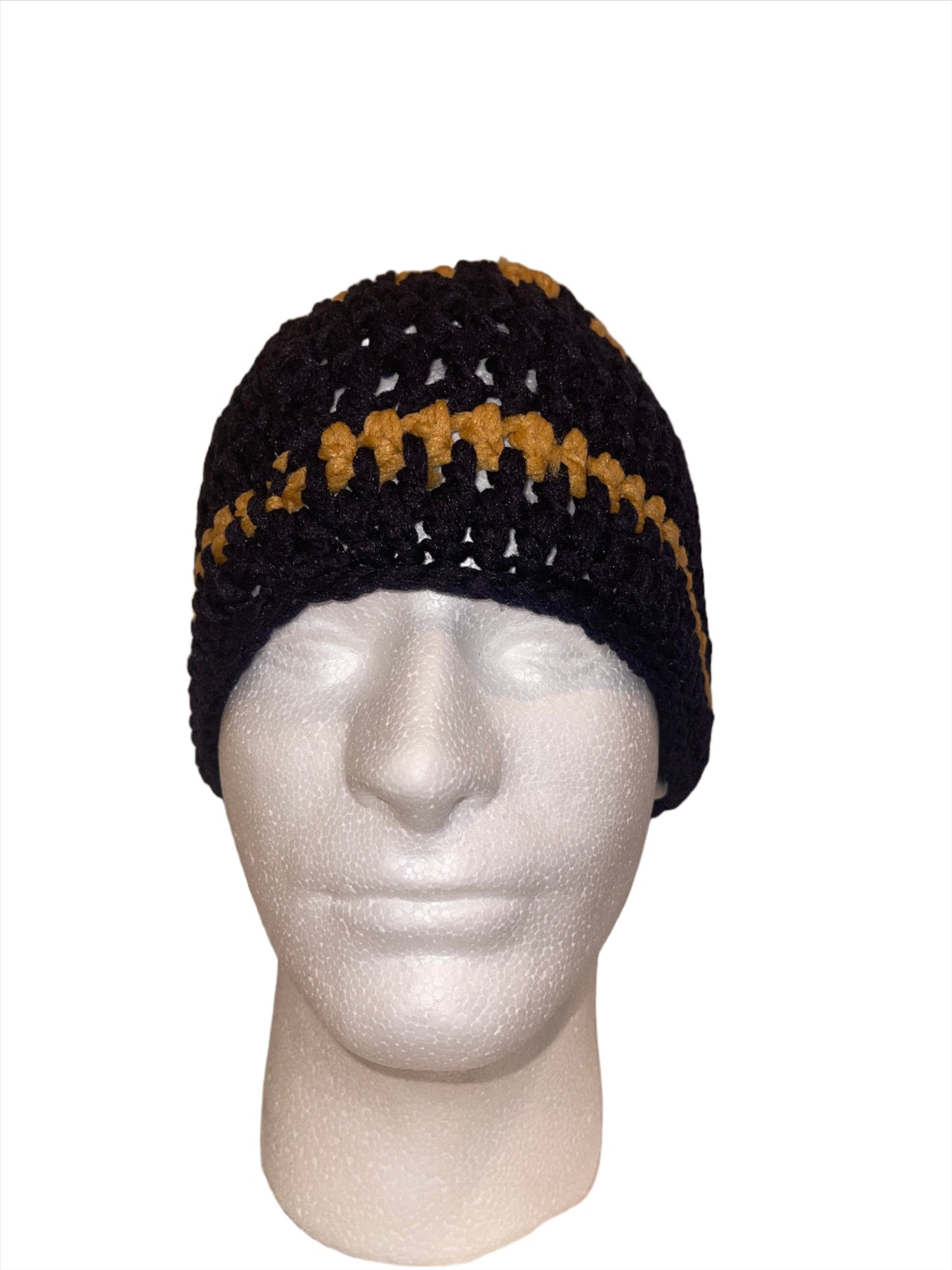 Maggie's Beanies - Black & Gold - MB026