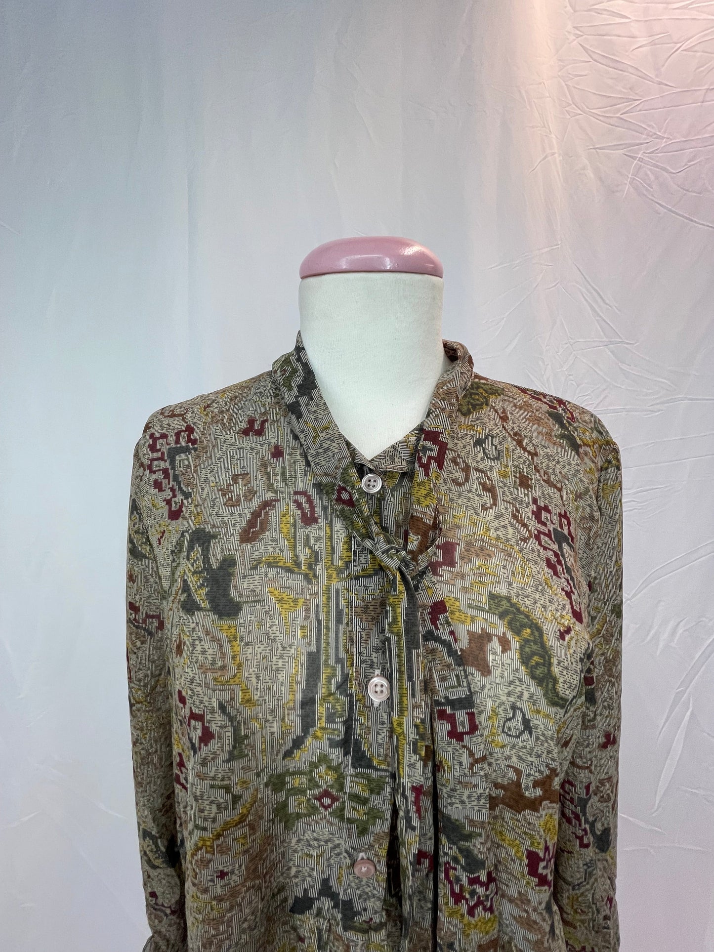 Elan Olive Tapestry Women's Dress