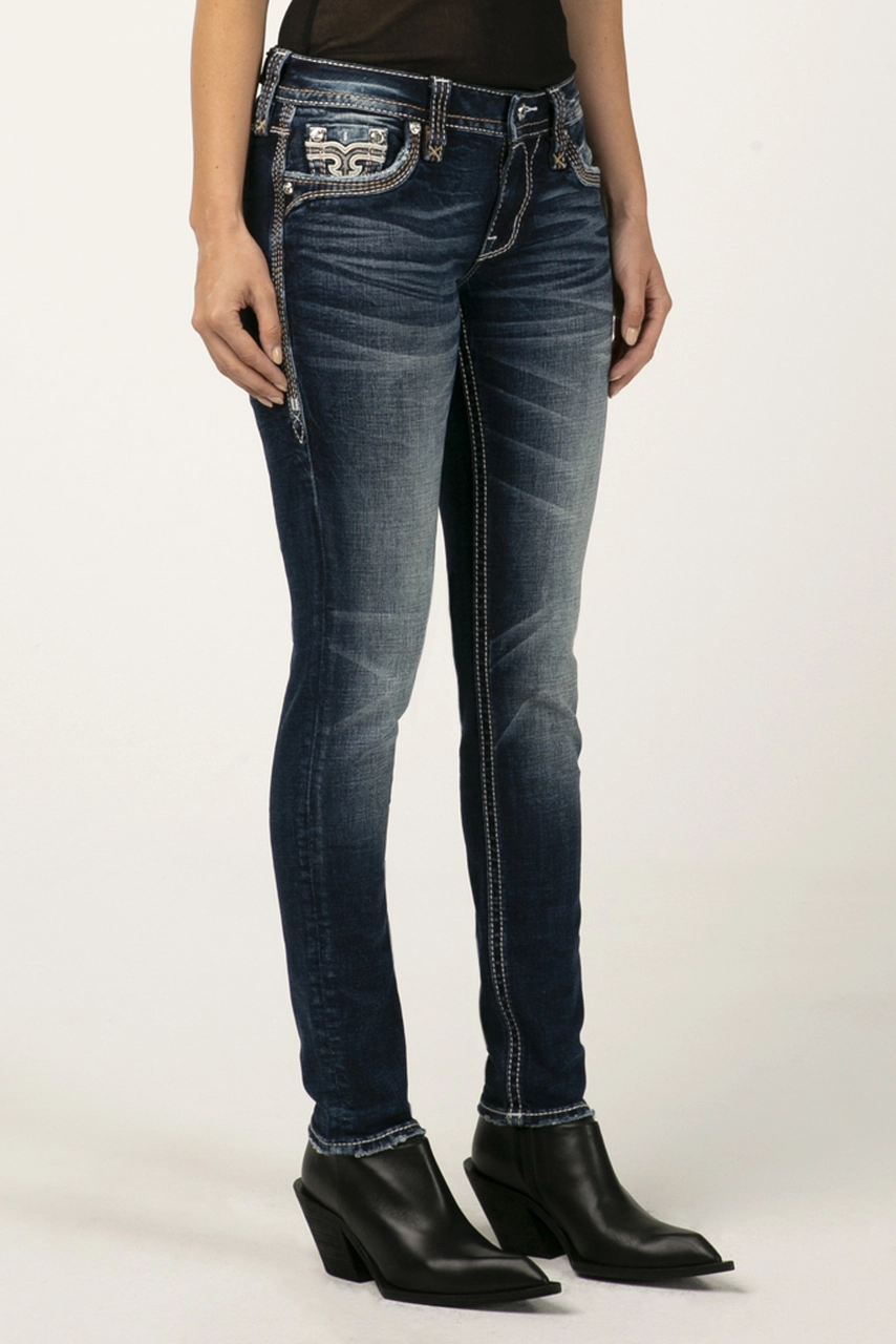 Rock Revival Hibiscus S203 Skinny Women's Jeans