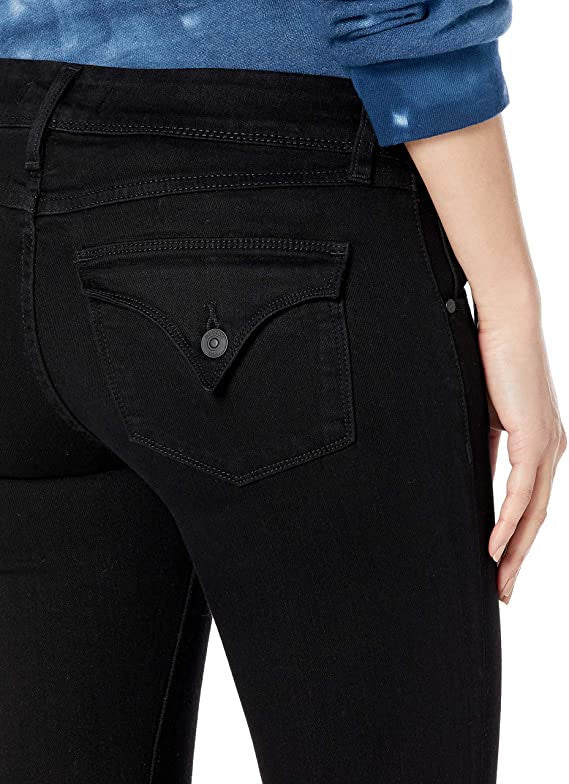 Hudson Women's Collin Mid Rise Skinny Fit Flap Pocket Ankle Women's Jeans