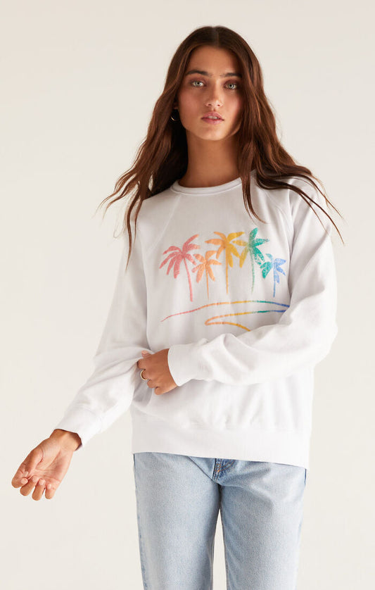 Z Supply Vintage Palm Women's Sweatshirt