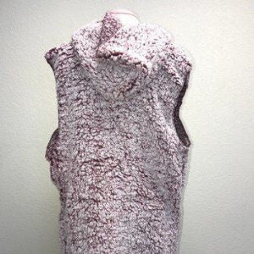 Love Tree Faux Fur Sleeveless Hoodie Vest