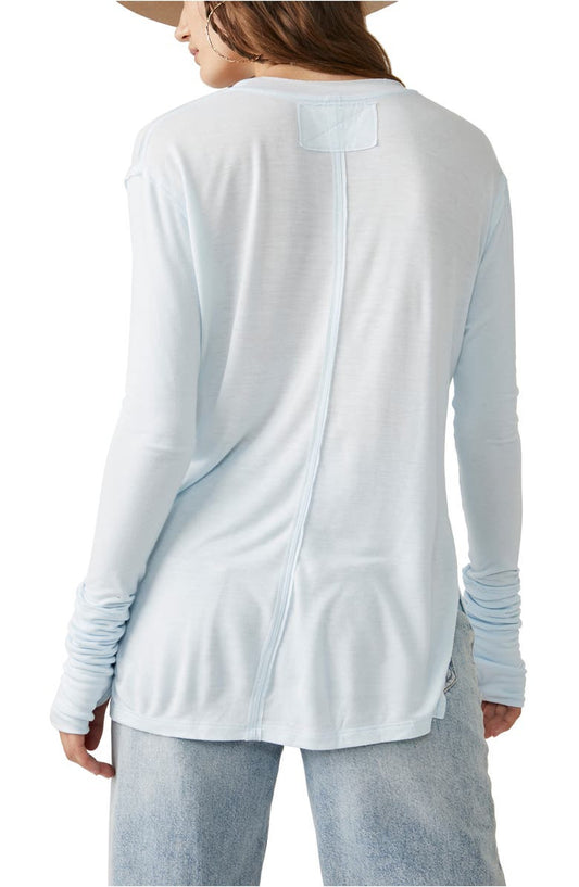Free People We the Free Fresh & Clean Long Sleeve Top
