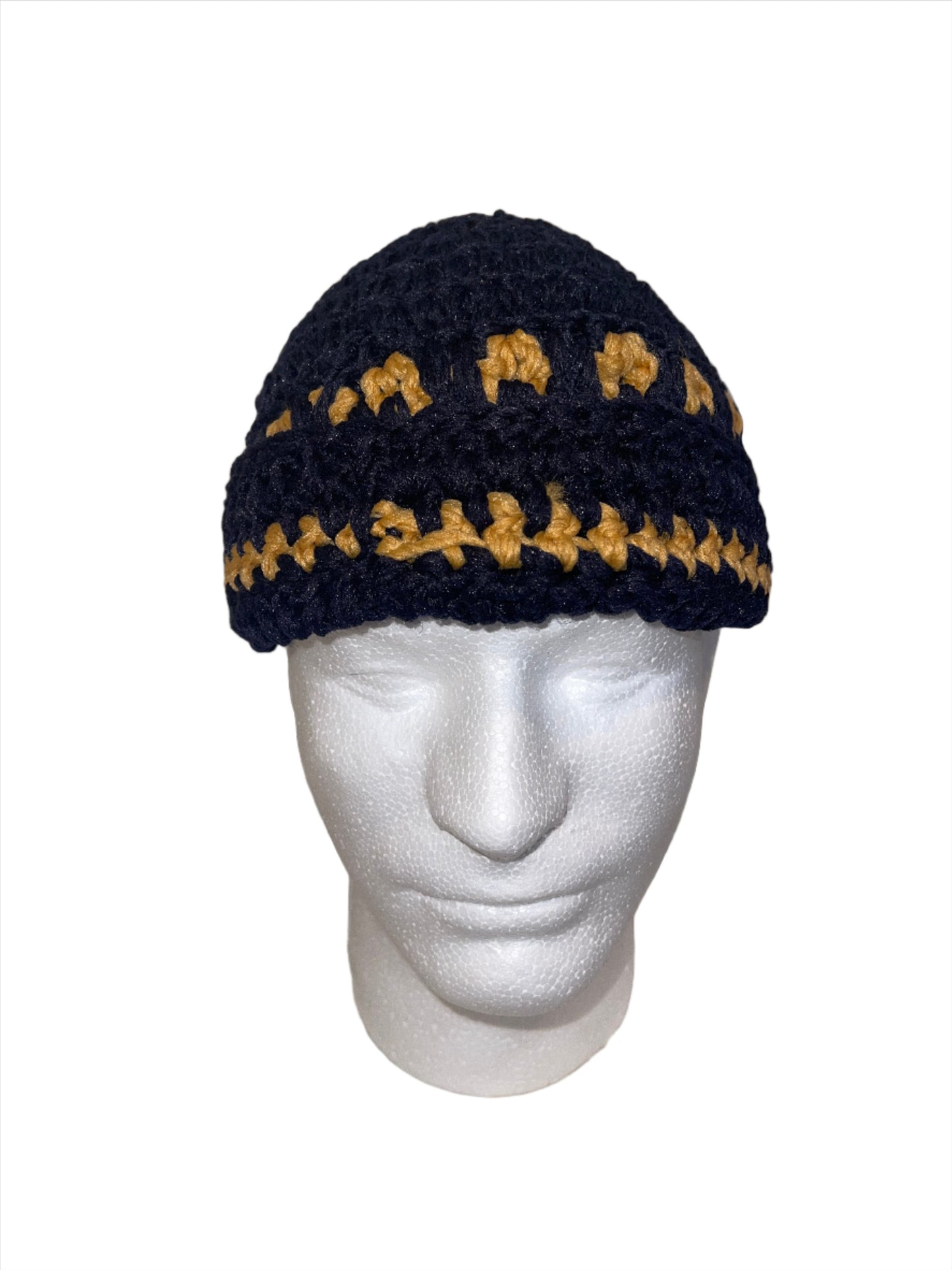 Maggie's Beanies - Black & Gold - MB026