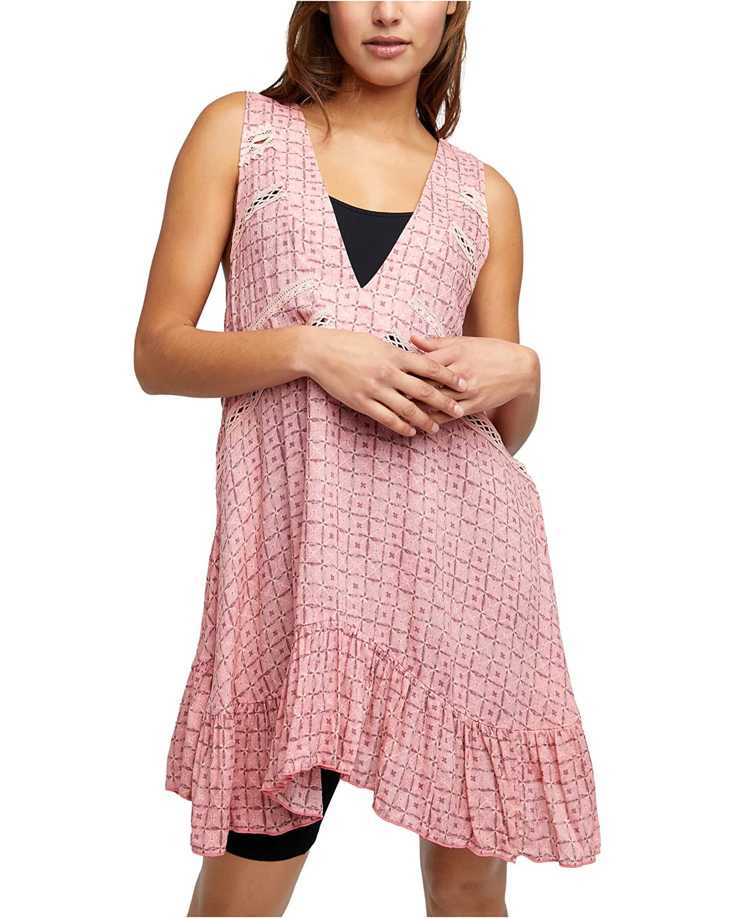 Free People Let It Happen Mini - Light Pink Combo
