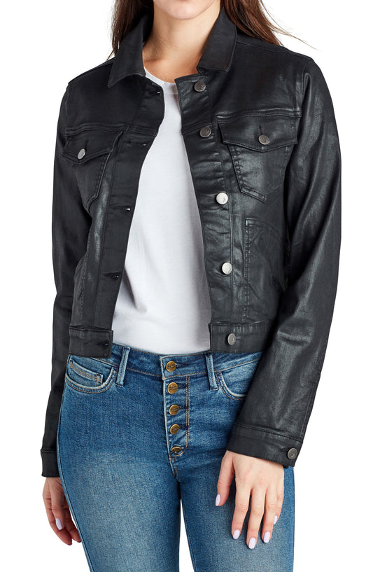 Sam Edelman Garnet Desert Coated Women's Jacket Jet Sky