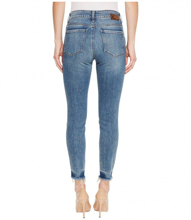 Mavi Jeans Women's Tess High-Rise Super Skinny Ankle in Shaded Ripped Vintage Sh