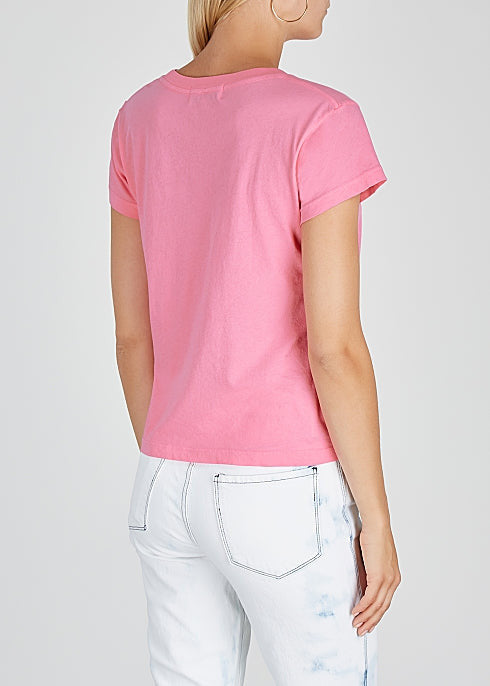 Wildfox Sandy Skin Salty Rims Cotton T-Shirt
