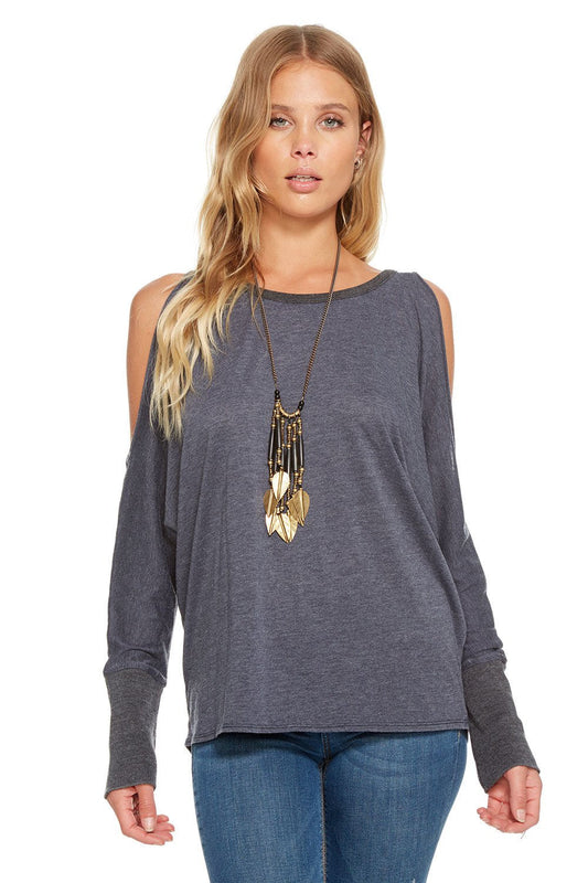 Chaser Blocked Jersey with Dolman Sleeves