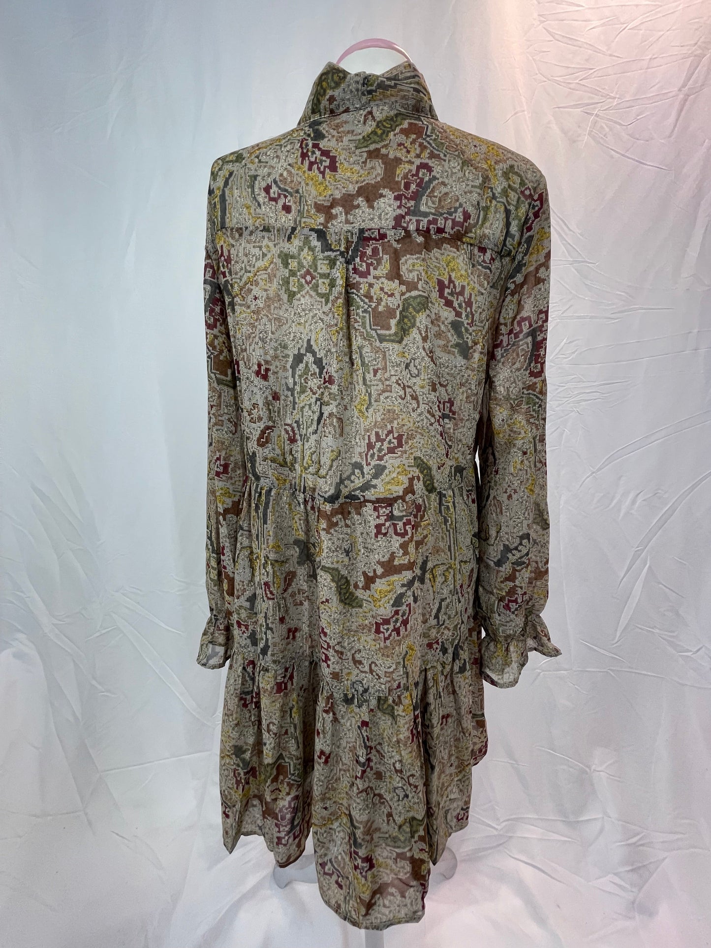 Elan Olive Tapestry Women's Dress